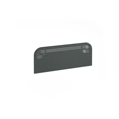 Offset Acoustic Desktop Screen - 1000mm - Moonlight Grey